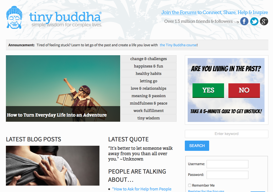 Sites to make you happier