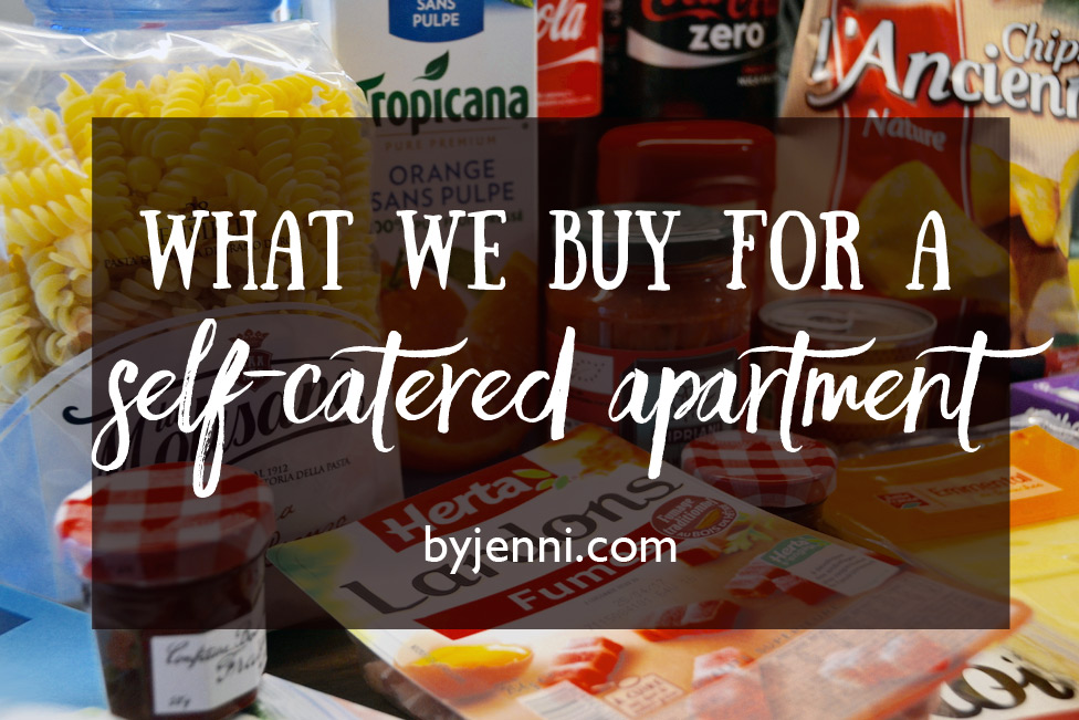 What to buy for a self-catered apartment