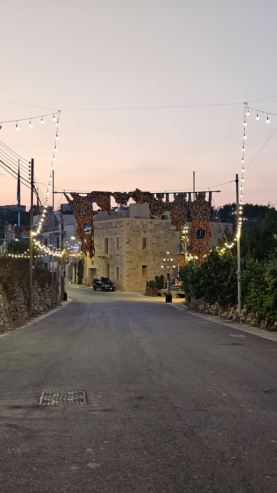 Road with lights
