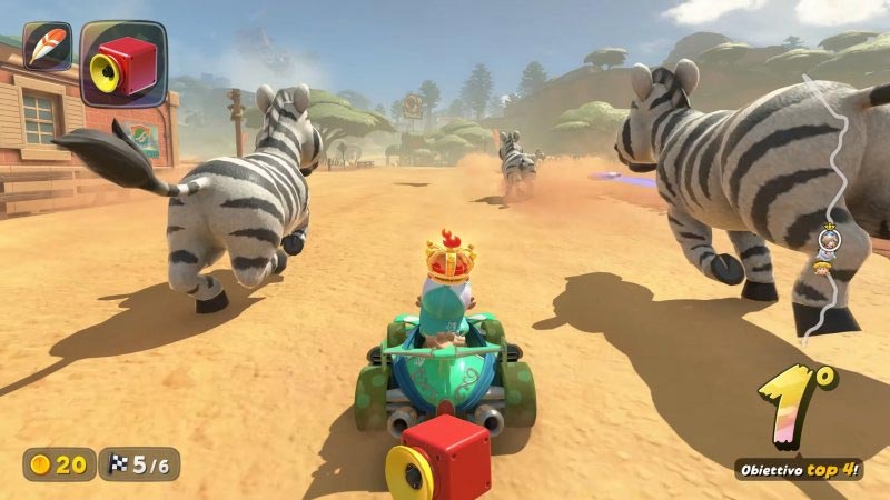 Screenshot with zebras